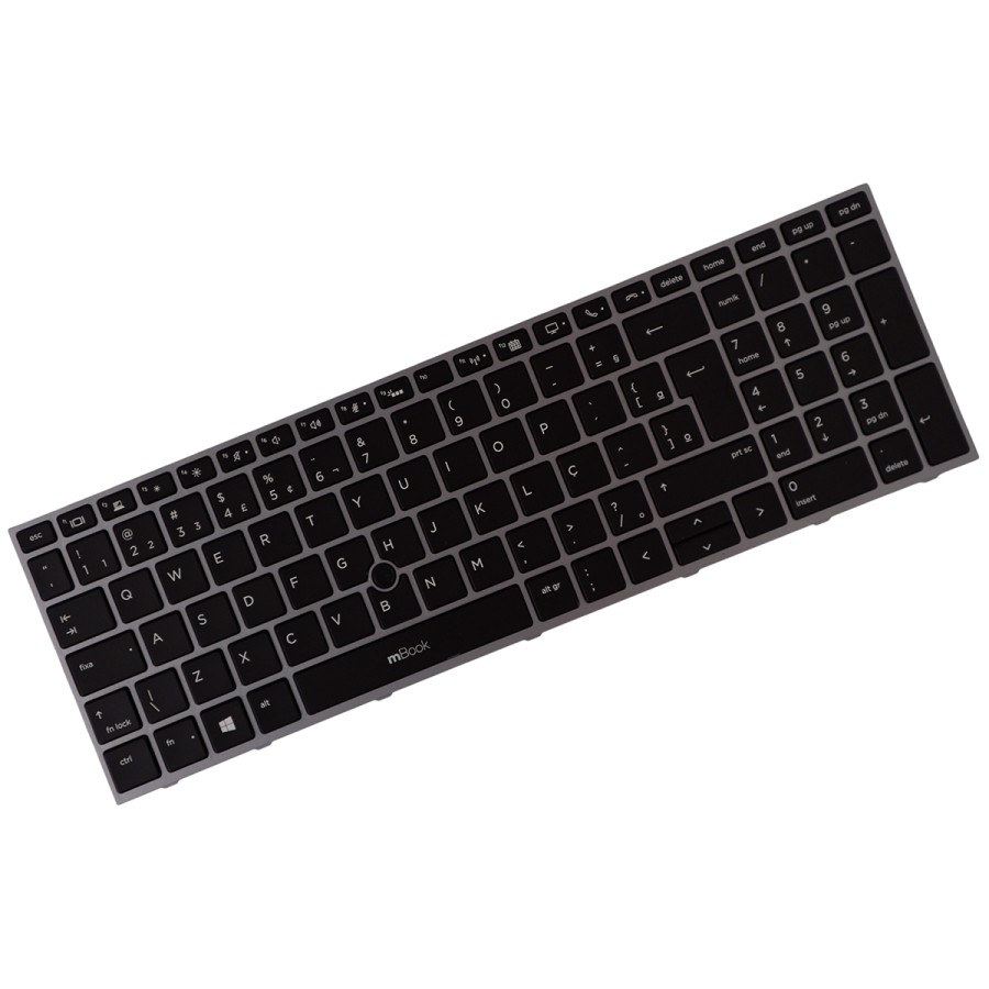 Teclado para HP ZBook 15u G5, 15 G6 BR Pointing Stick, 