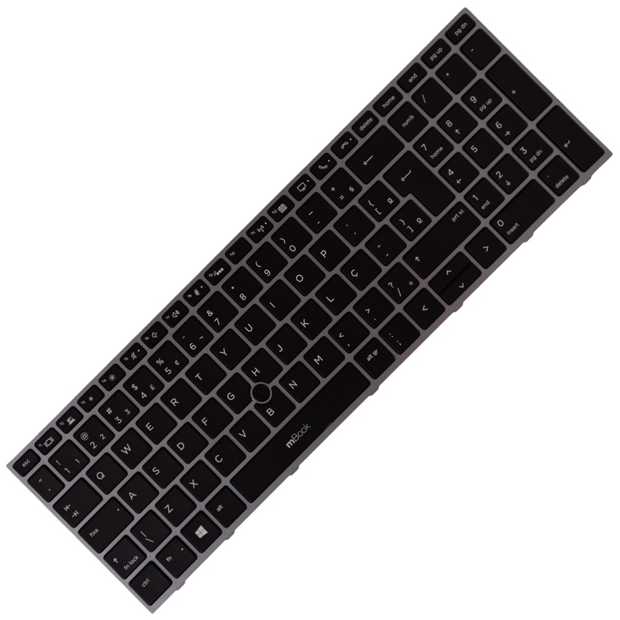 Teclado compatível com HP L28407-001 Br com Led e Stick, 