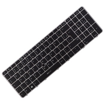 Teclado compatível com HP 821177-AD1 Sem LED, 
