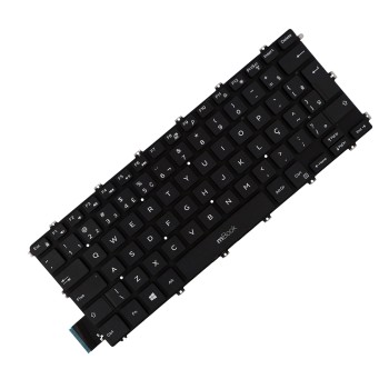 Teclado compatível com Dell 0VGR8N ABNT BR Ç, 