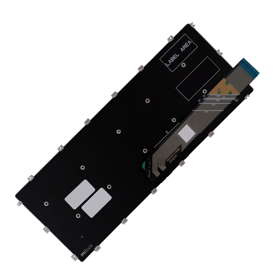 Teclado compatível com Dell 06h7dv ABNT BR Ç, 