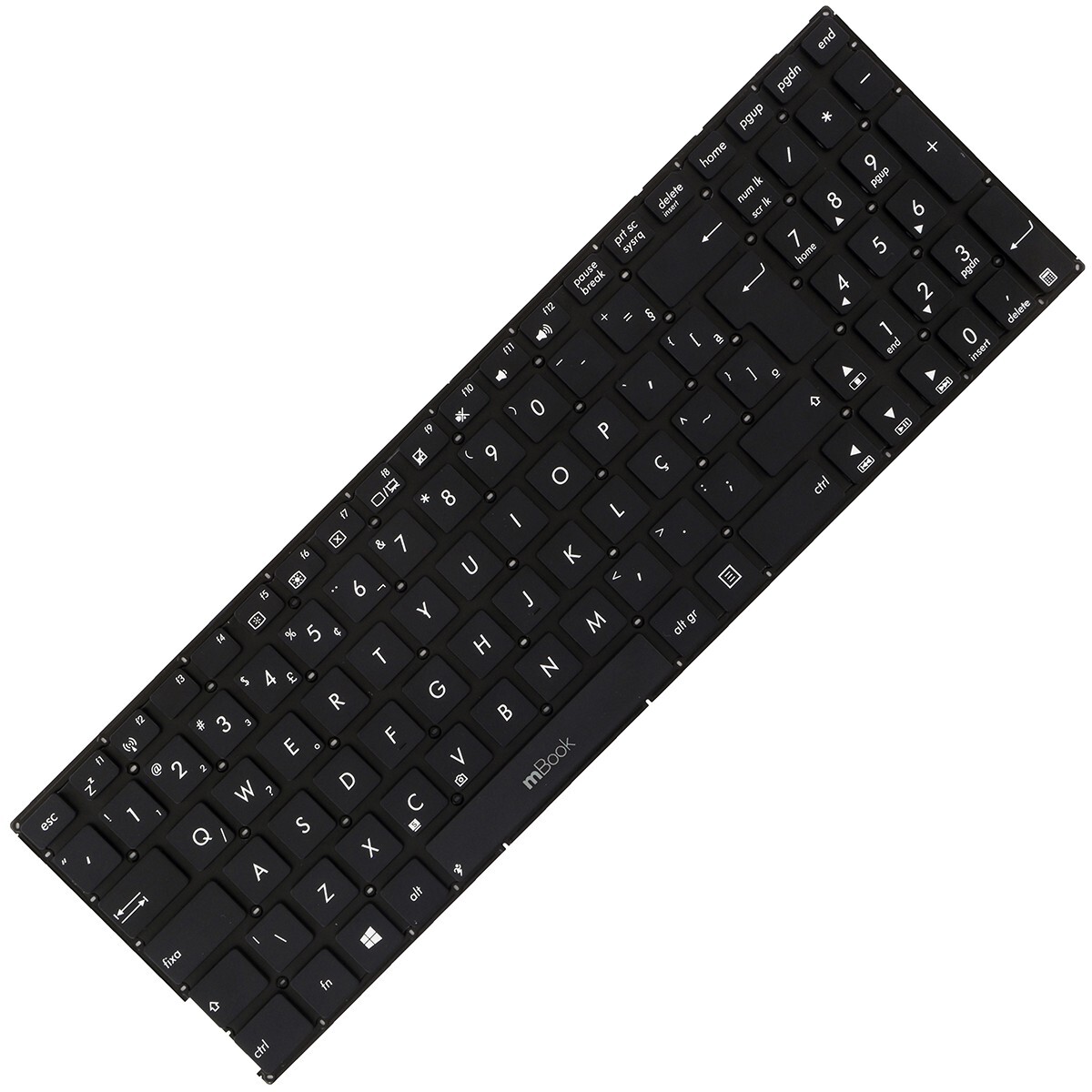 Teclado para Asus compatível com 9Z.N8SSUD1B, 