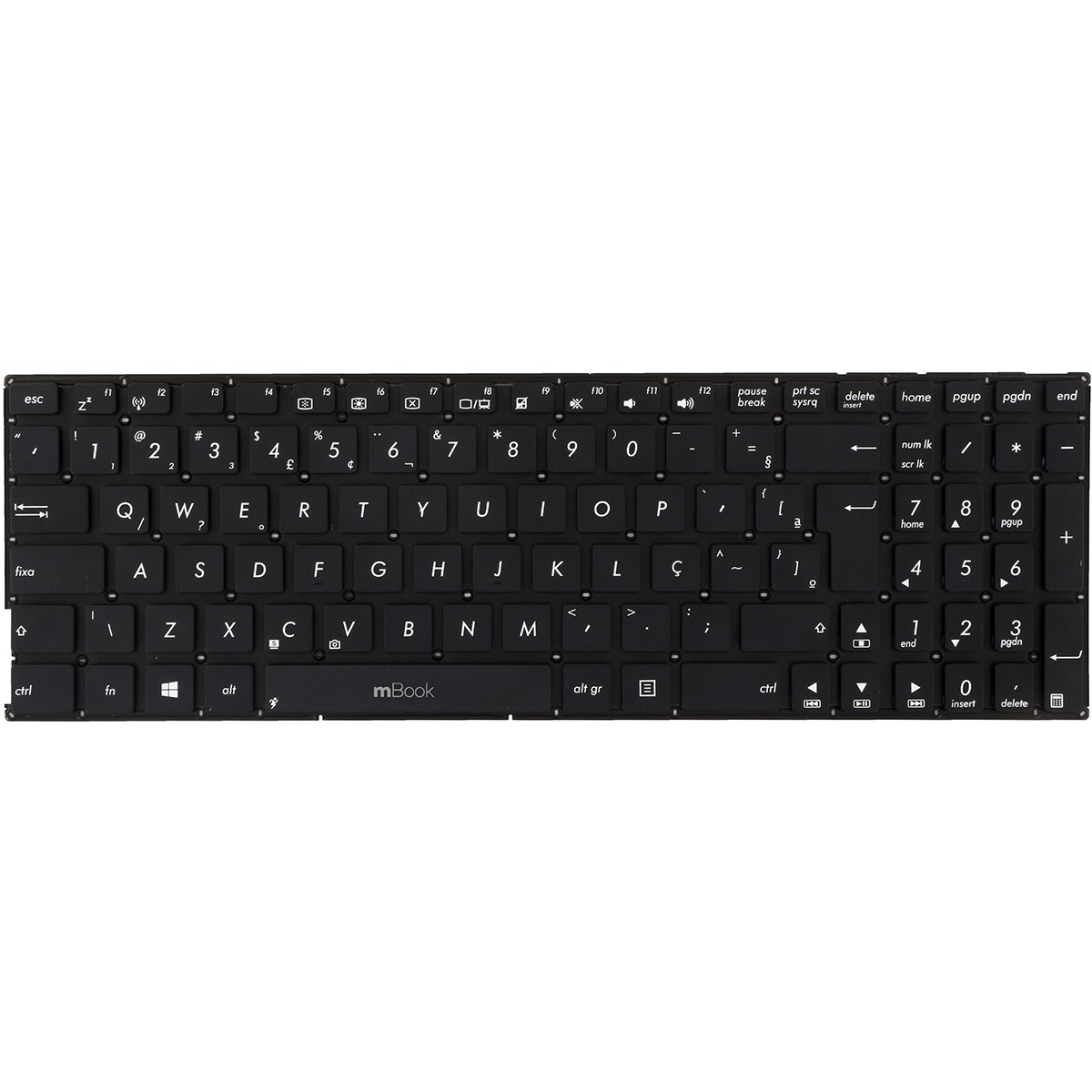 Teclado para Asus Z550sa Z550s Z550ma 0kn0-rg1br12, 