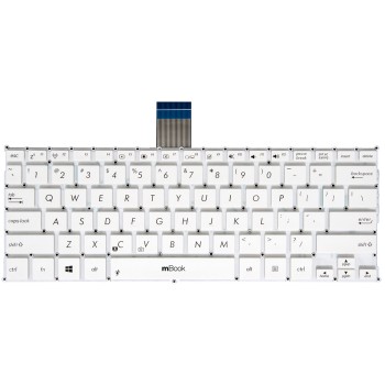 Teclado para Asus Vivobook F200ca-ct143h Branco Layout Us, 