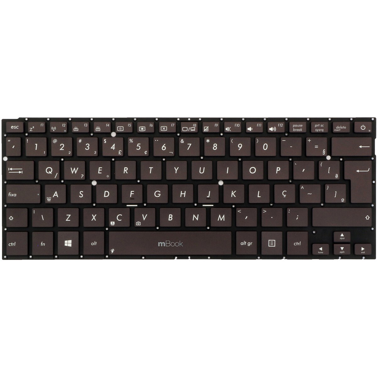 Teclado para Asus Zenbook Ux31a-db51 Ux32a-r4002p Br Bronze, 