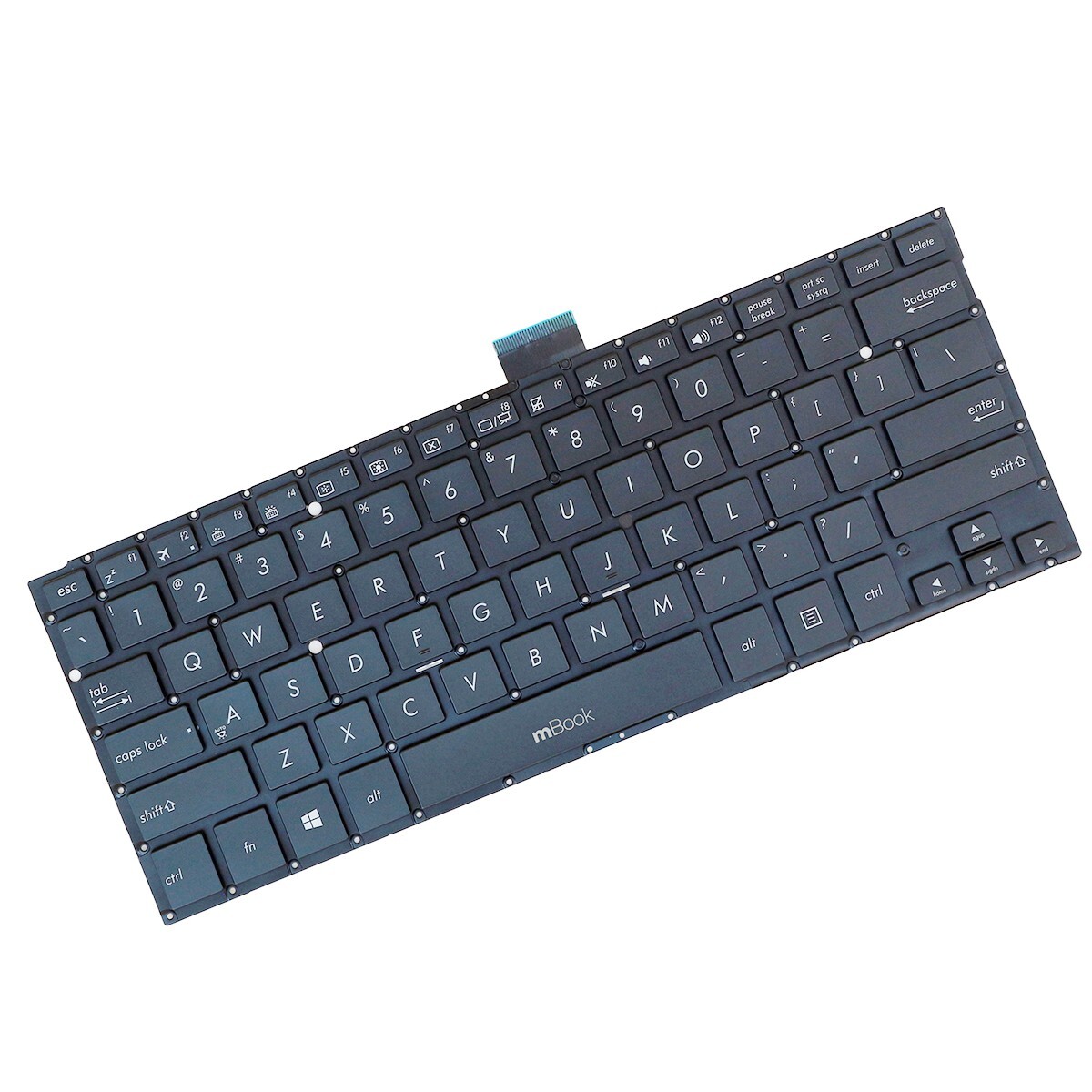 Teclado para Asus Q302 Q302l Q302la Q302la-bbi5t19 Preto, 