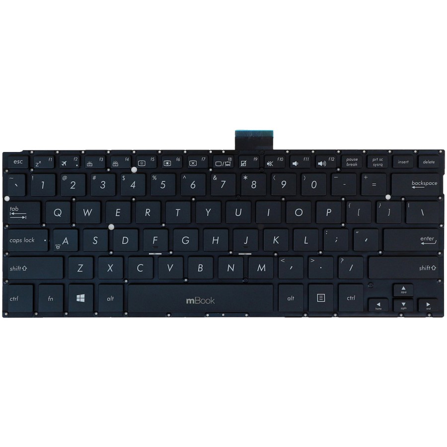 Teclado para Asus Q304ua Q304ua-bhi5t11 Tp300 Preto, 