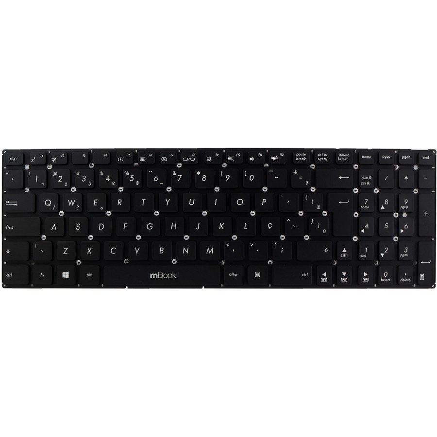 Teclado compatível com Asus X551M, 