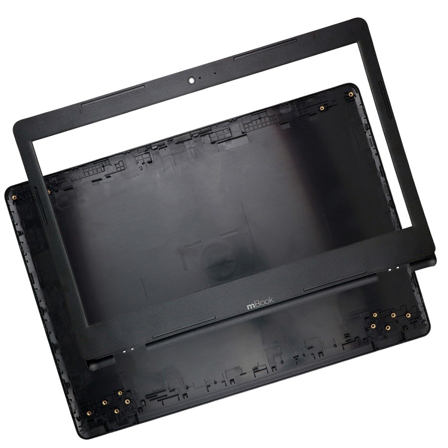 Carcaça Tampa Traseira e Moldura para Dell Latitude 14 3490, 