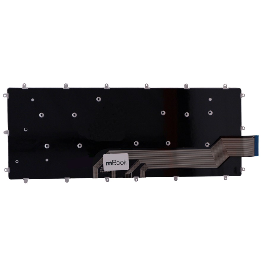 Teclado para Dell Inspiron i15-7580-A40S US Sem LED, 
