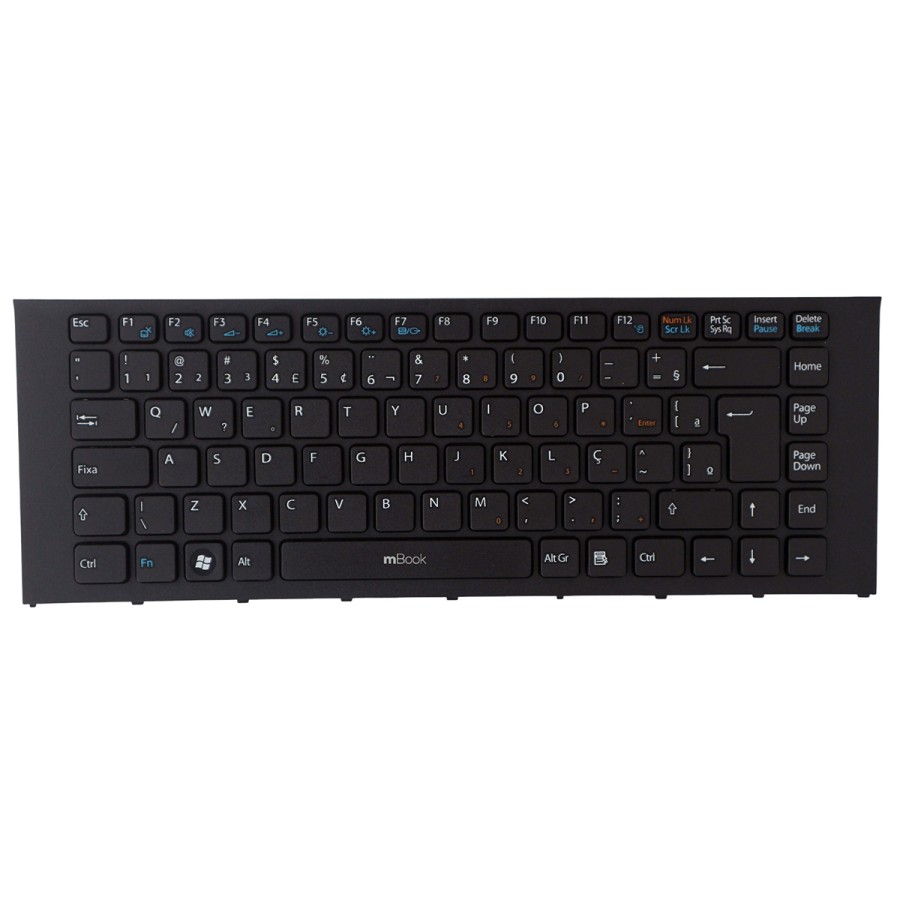 Teclado Sony Vaio Vpc-ea21fx/wi Vpc-ea22fx Preto C Frame, 