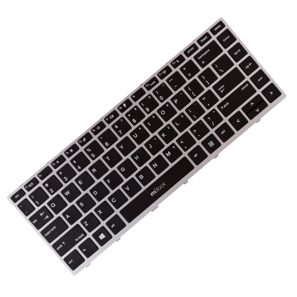 Teclado para HP com Hp Probook 640 G4 Us Mold Prata, 