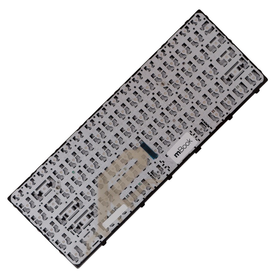 Teclado pra HP compatível com sg-87710-40a Moldura Prateada, 