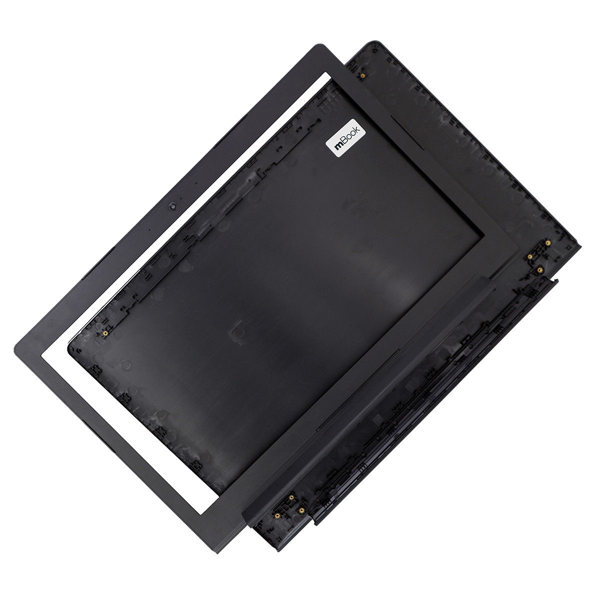 Tampa Traseira e Moldura para Lenovo Ideapad 510-15ISK preto, 
