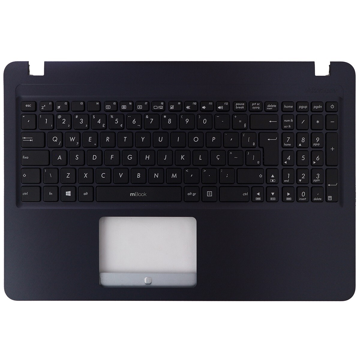 Conjunto base teclado compatível com Asus 90NB0B23-R31US0 BR, 