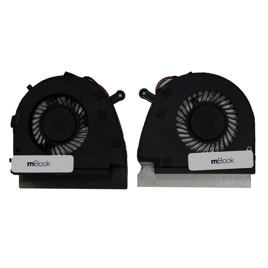 Par Cooler Fan para Dell Vostro 5470 Ppd50 Hgt7x P41g, 