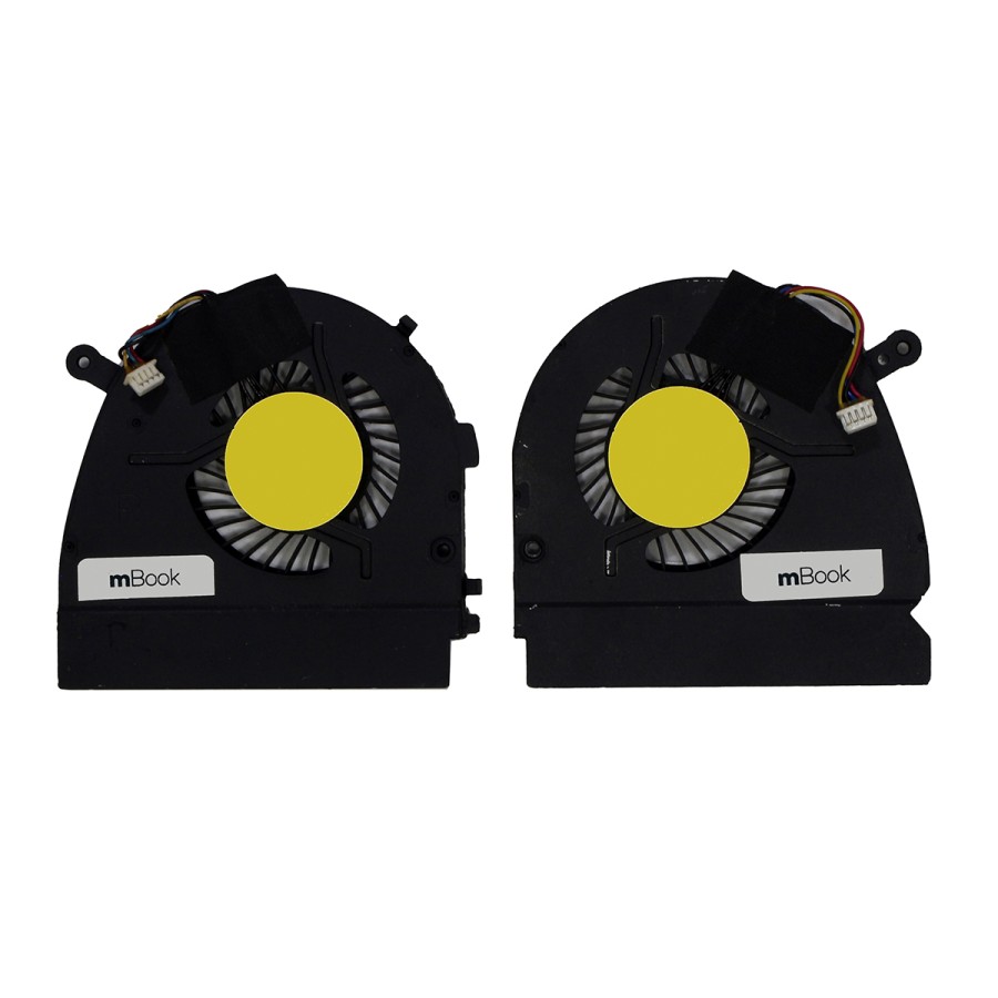 Par Cooler Fan para Dell Vostro 5470 Ppd50 Hgt7x P41g, 