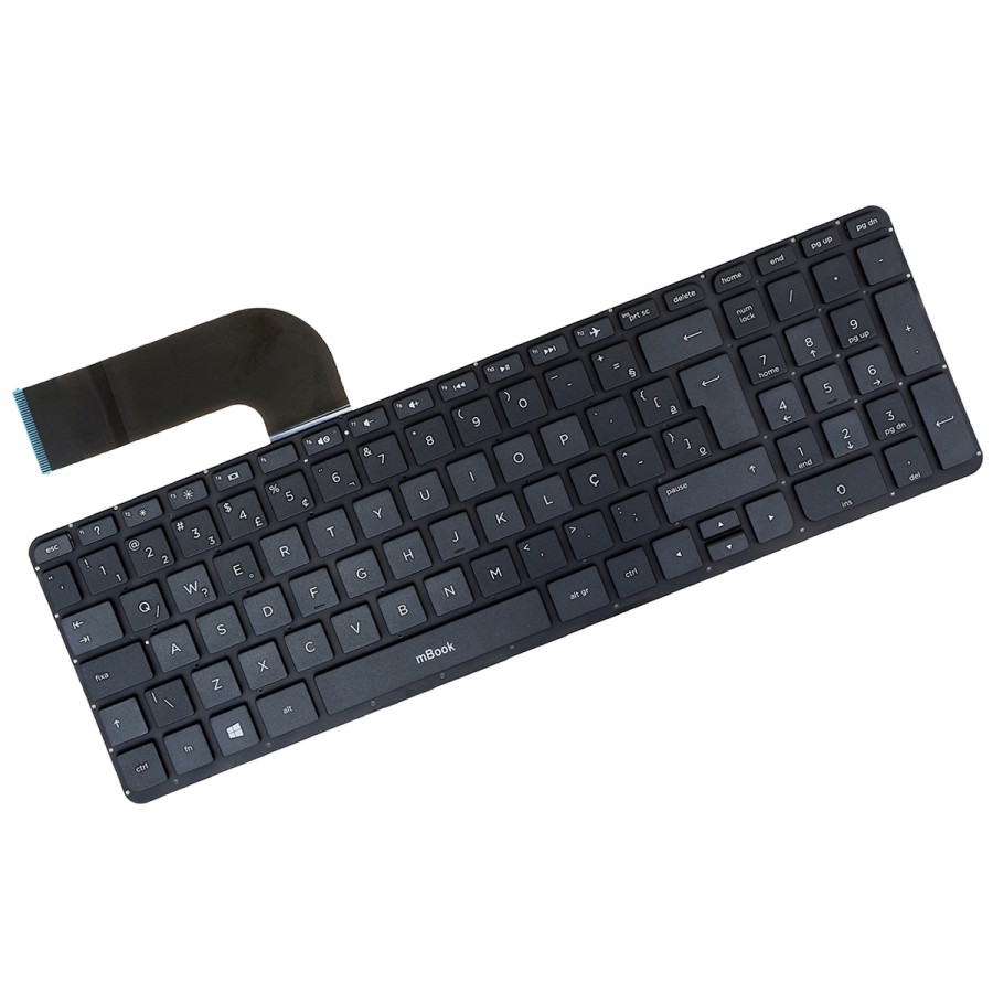 Teclado para HP 762529-201 765806-201 9z.n9hsq.701 Br, 