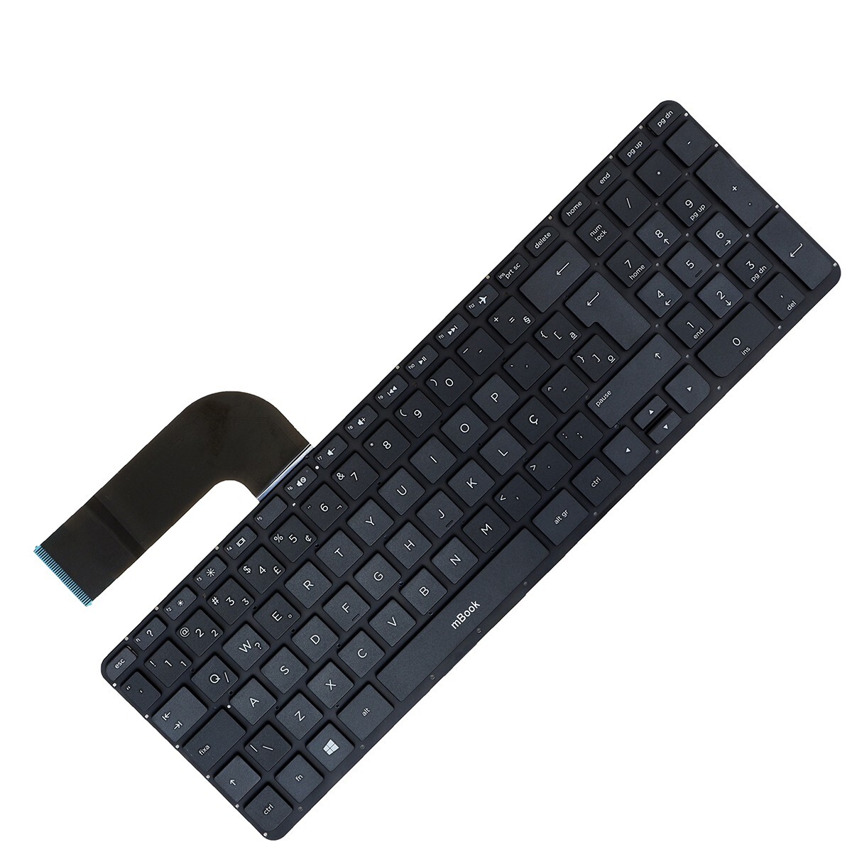 Teclado para HP 762529-201 765806-201 9z.n9hsq.701 Br, 