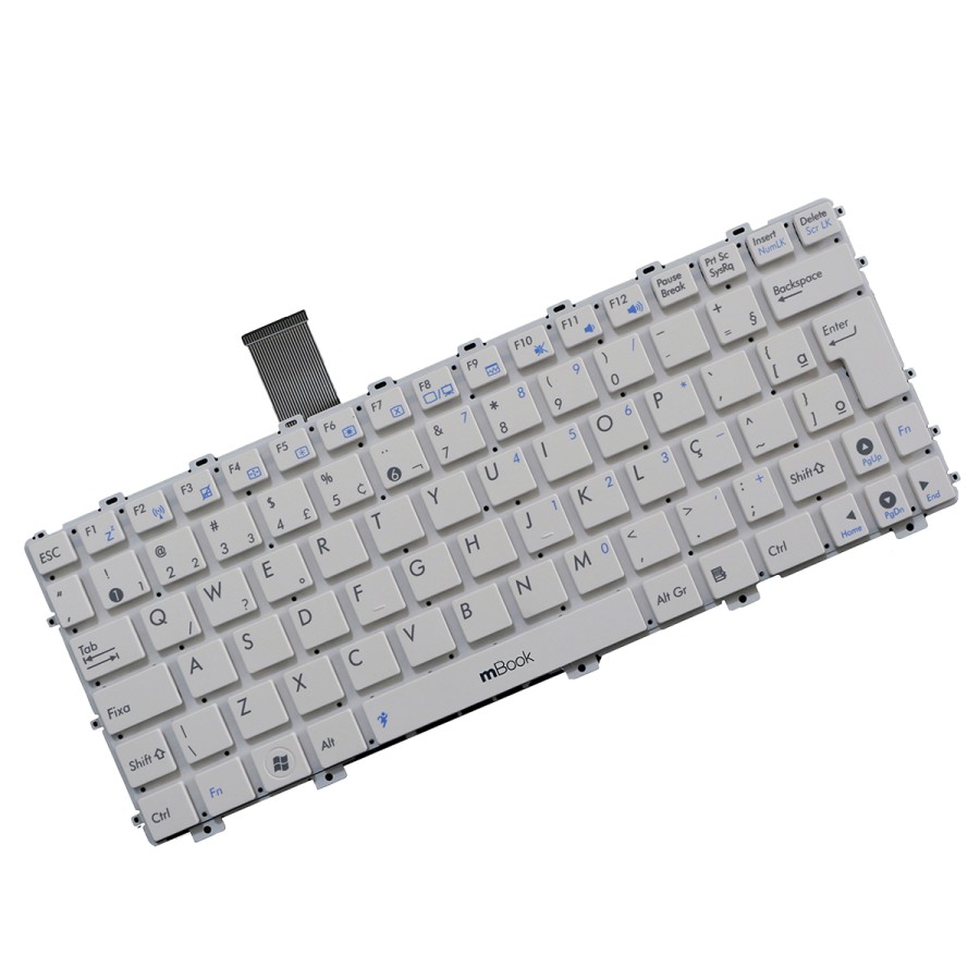 Teclado Netbook Asus Eeepc 1025c AEEJ8600120 Branco Br *ç*, 