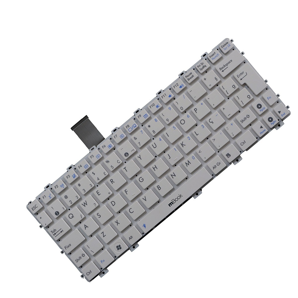 Teclado Netbook para Asus Eeepc 1015tx 1016p Branco, 