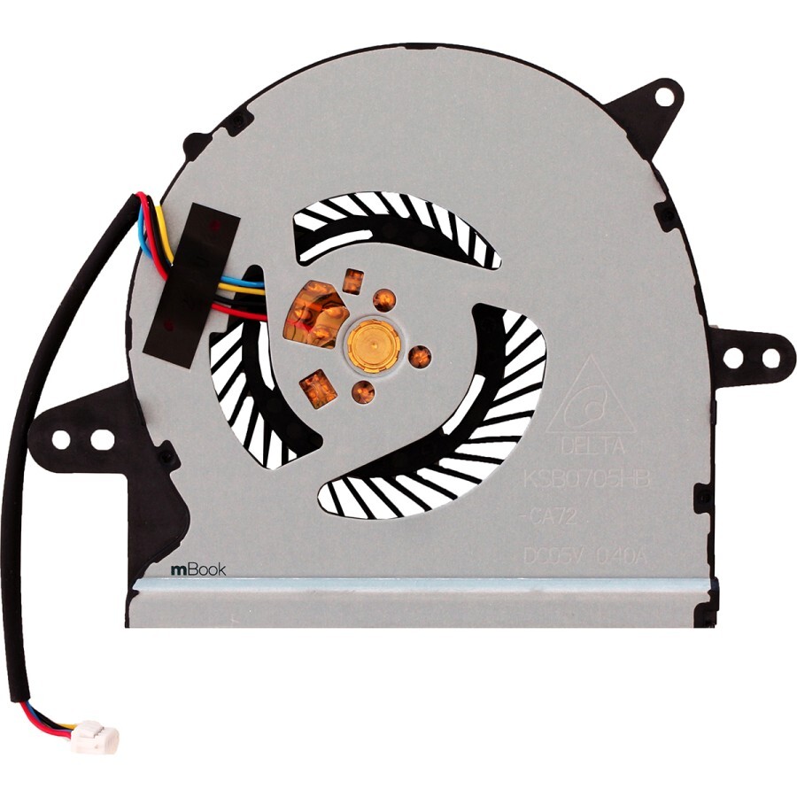Cooler Fan Notebook para Asus X401u-wx035ss Dq5d597g001 Novo, 