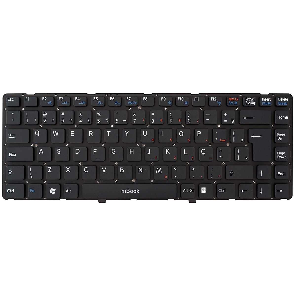 Teclado Notebook para Sony Vaio Vgn-nw 9j.n0u82.a1b Br, 