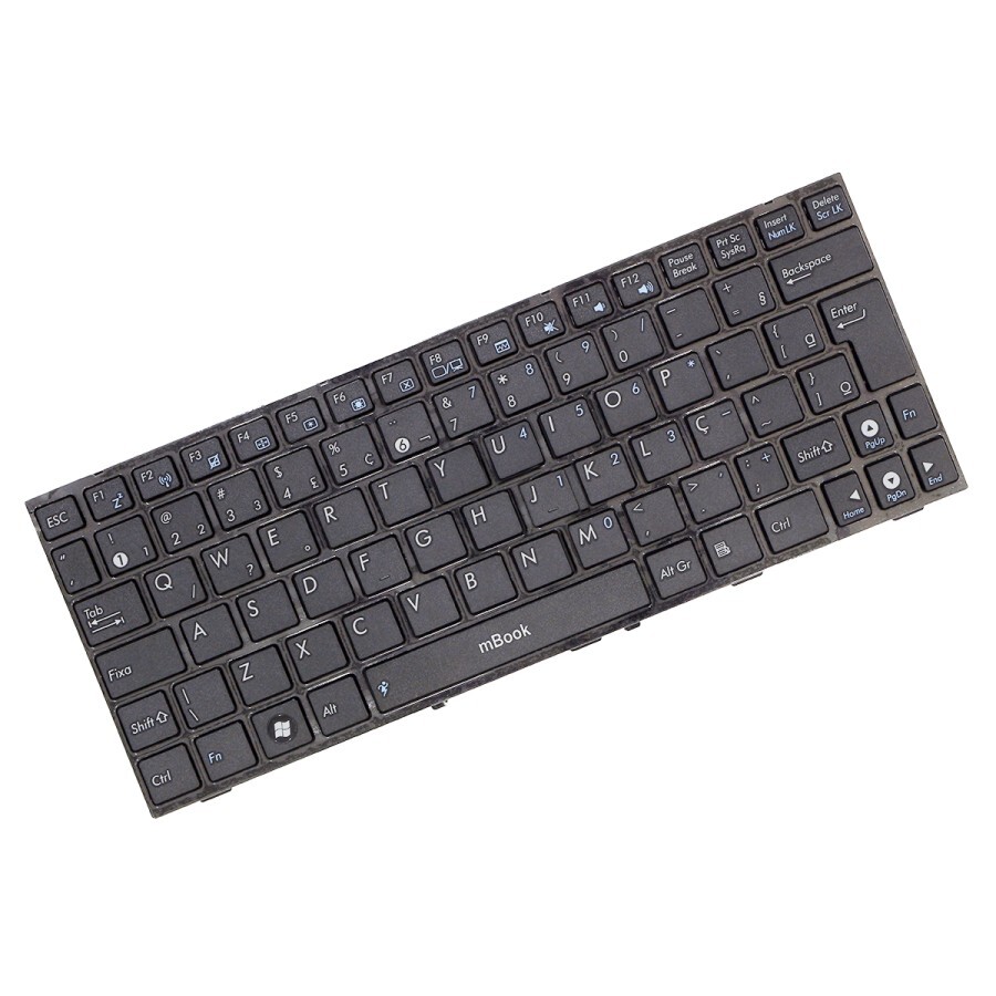 Teclado para Asus Eeepc 1005ha 1001ha 1008ha Preto Br Com Ç, 