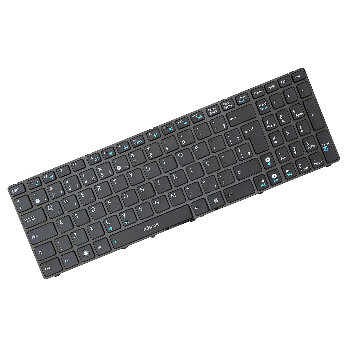 Teclado para Asus N53s K52n K53 X55a X55c X55u K53u Br Com Ç, 