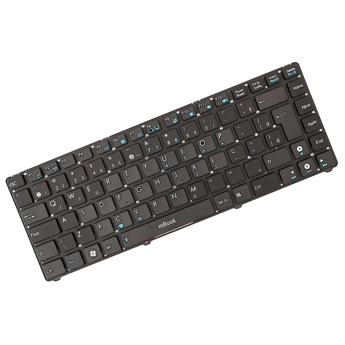 Teclado P/ Asus Eeepc Eee Pc Mp-09k23a0-5283 Mp-09k26ch-5282, 