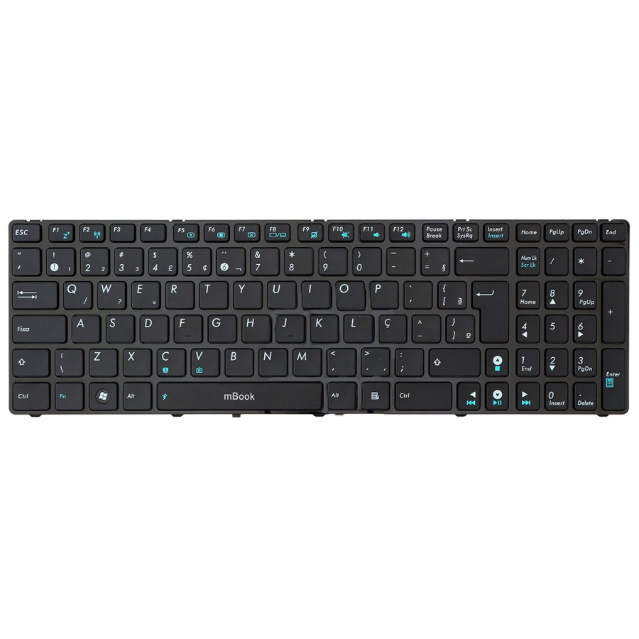 Teclado para Asus X54l X54ly X54x X54xb X54xi X55a Br, 