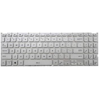 Teclado para Asus Vivobook F512da-rs51 US Prateado, 