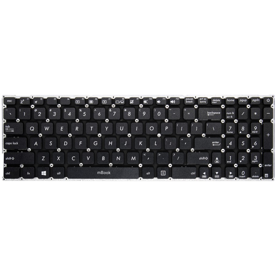 Teclado para Asus F541UA F541UV Layout US, 