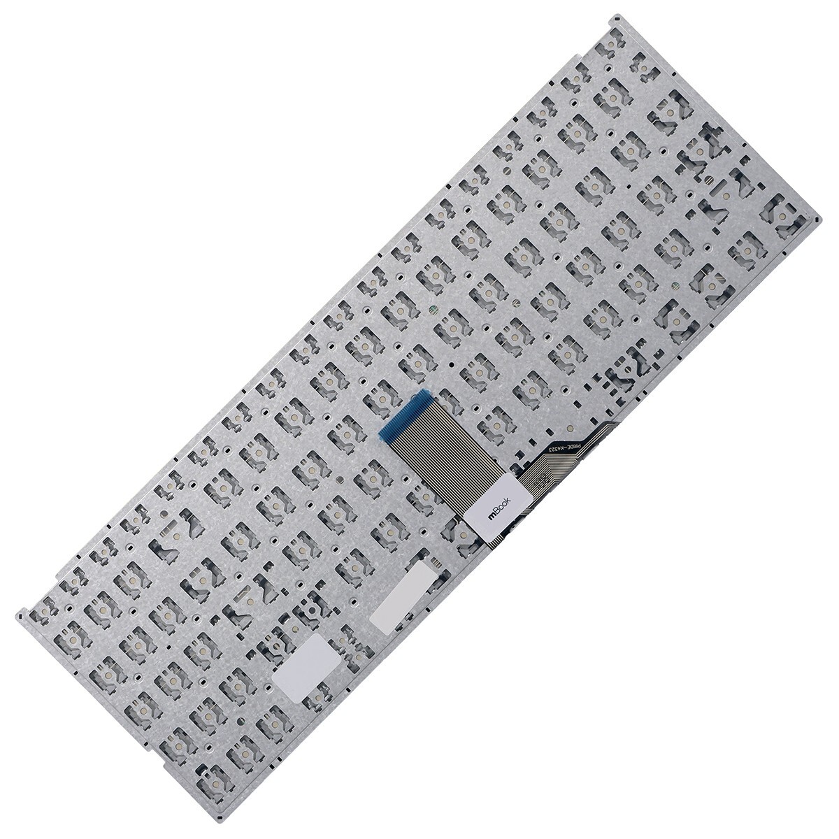 Teclado para Asus Vivobook X512fa US Prateado, 