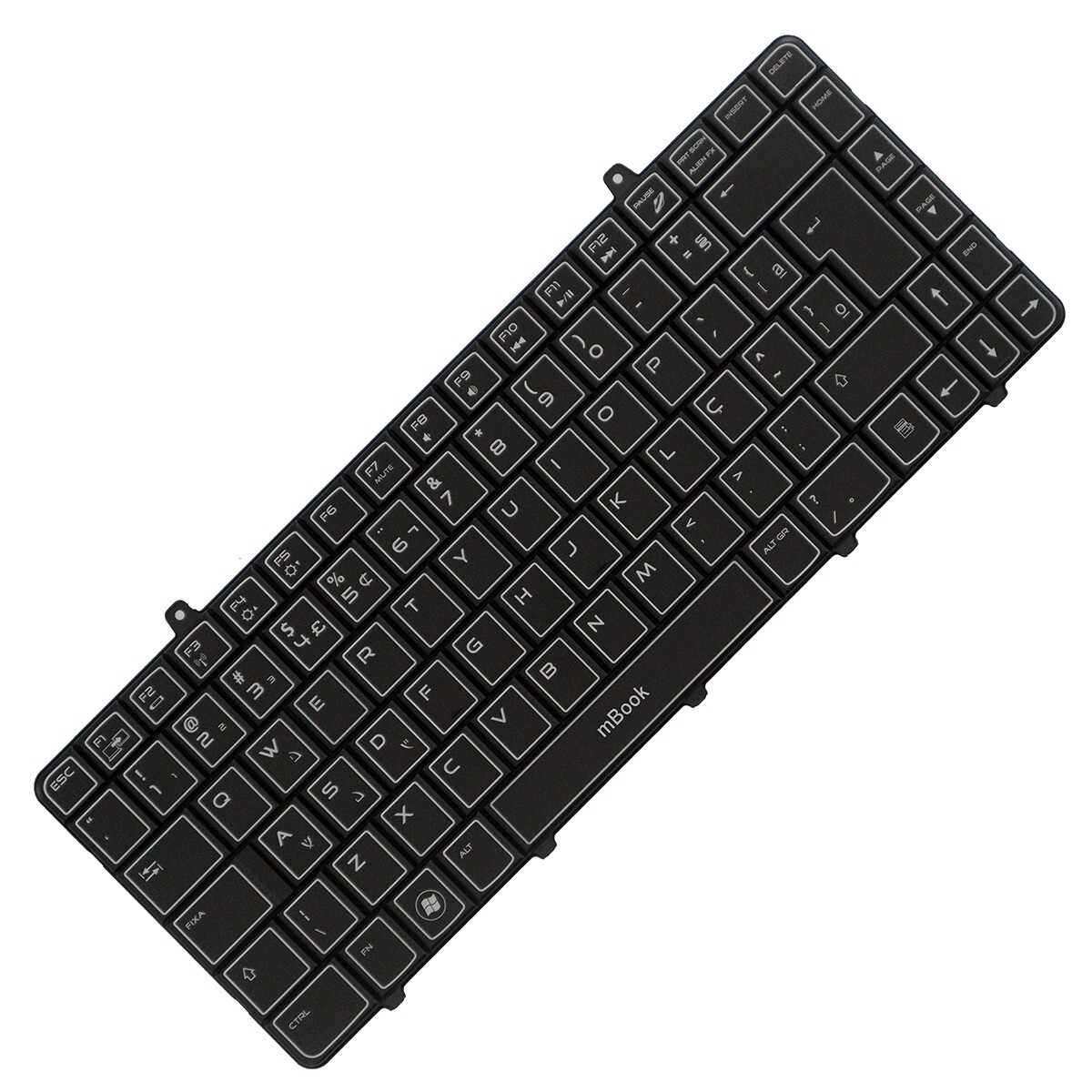 Teclado Dell Alienware 0kmvnt V109002dr Pk130cw1a21 C/ Led, 