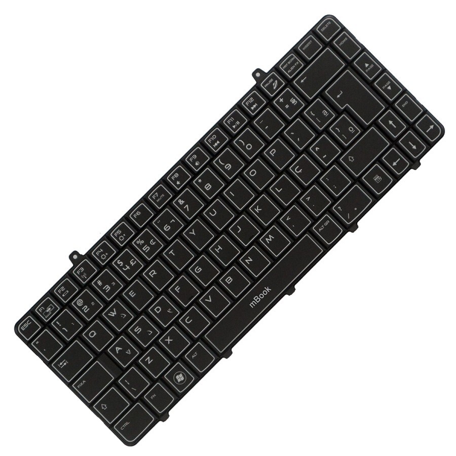 Teclado Dell Alienware 0kmvnt V109002dr Pk130cw1a21 C/ Led, 