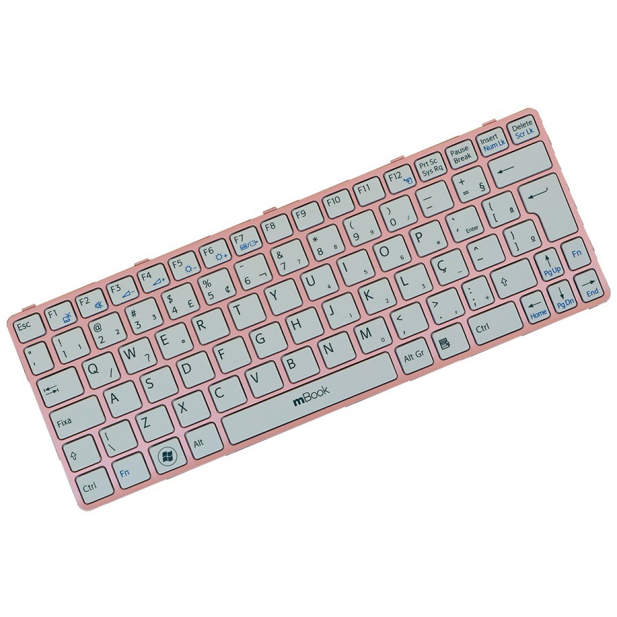 Teclado Sony Vaio SVE11135CV SVE11135CA SVE11135CVP Rosa, 