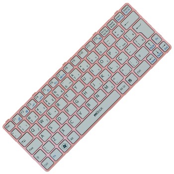 Teclado Sony Vaio SVE11135CV SVE11135CA SVE11135CVP Rosa, 