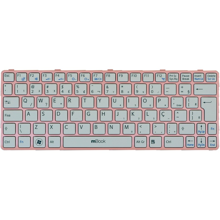Teclado Sony Vaio SVE11135CV SVE11135CA SVE11135CVP Rosa, 