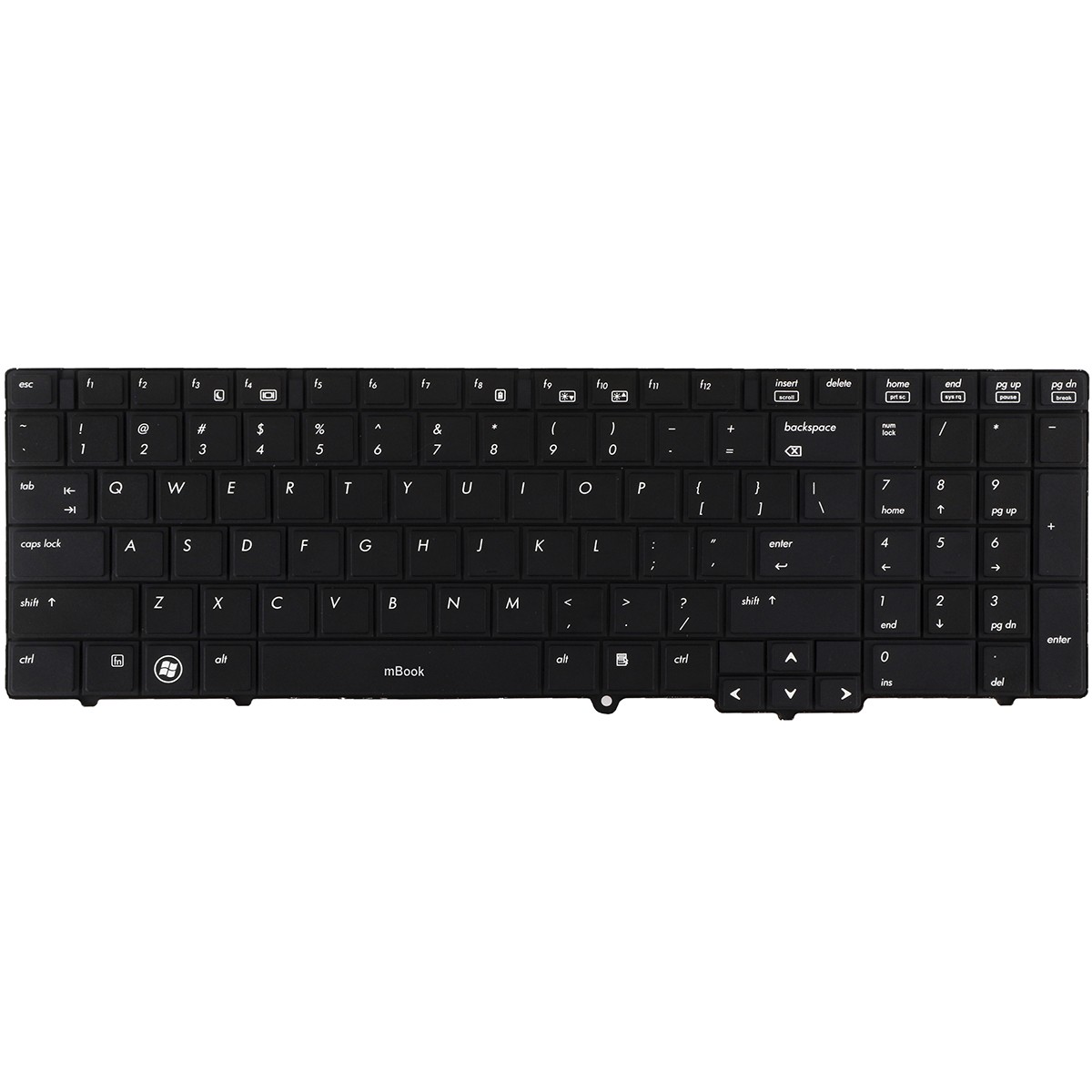 Teclado para HP Elitebook 8540w 8540p Pk1307g1a00, 