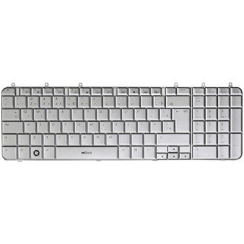 Teclado para HP Dv7-1203ef Dv7-1203em Dv7-1204ef Prata BR, 