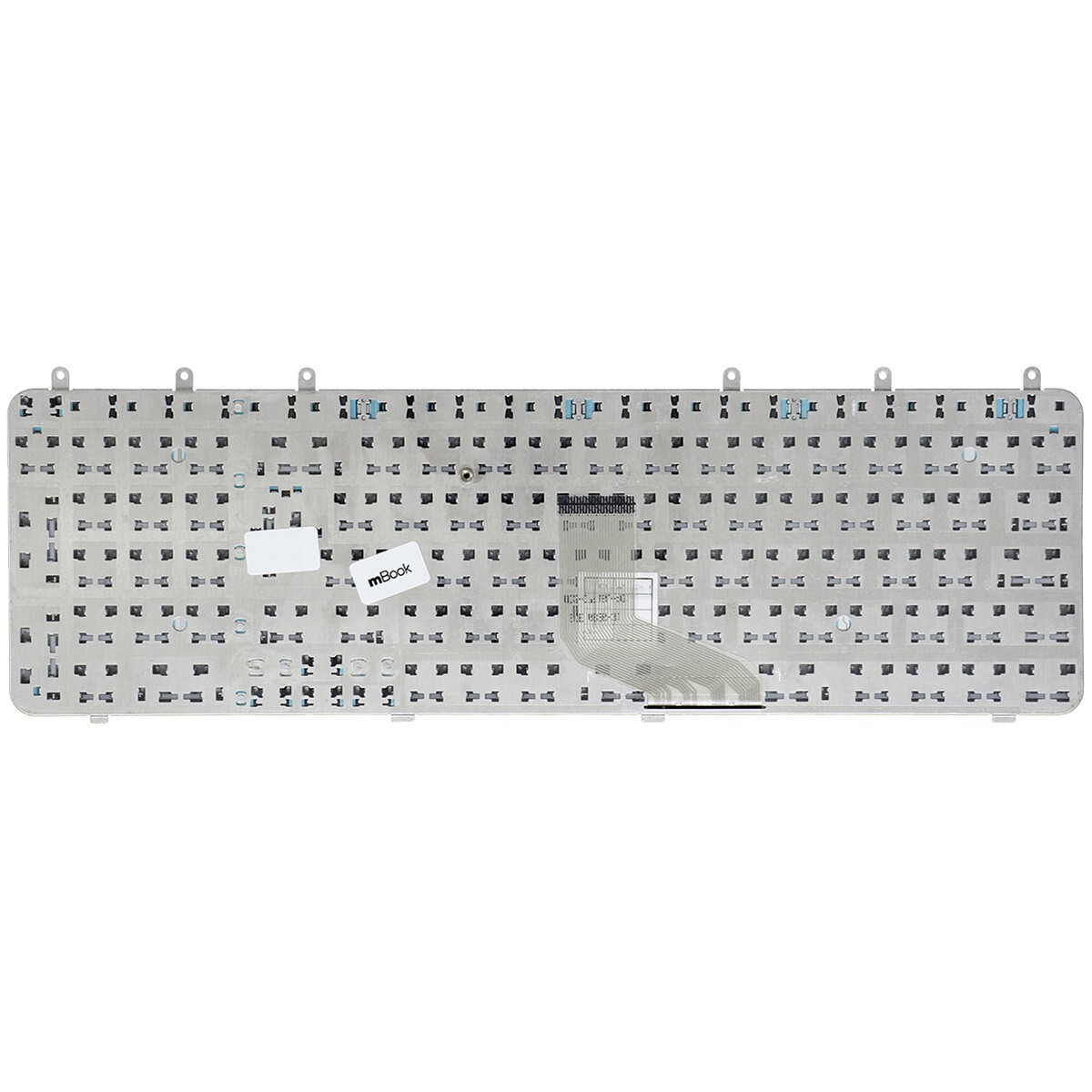 Teclado para HP Dv7-1205tx Dv7-1206ef Dv7-1206tx Prata BR, 