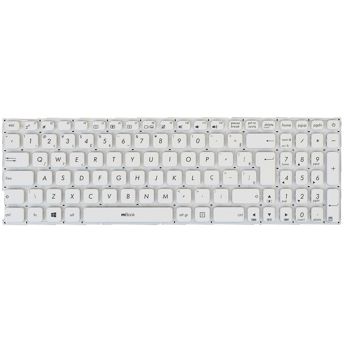 Teclado para Asus A541sc A541s A541ua X541u Branco, 