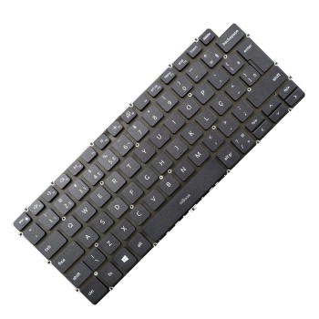 Teclado Compatível com PN 21030501305 BR Prata com LED, 