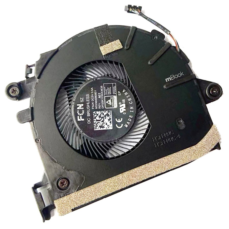 Cooler Fan mBook compatível HP 845 G8 M07102-002, 
