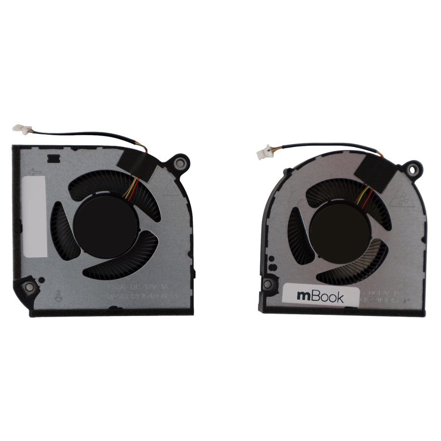 Cooler Fan Ventoinha para Acer ANV15-51 Para CPU e GPU 12V, 