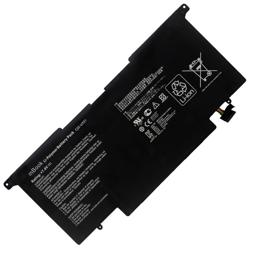 Bateria para Asus Zenbook Ux31 Ux31a Ux31e Ultrabook, 