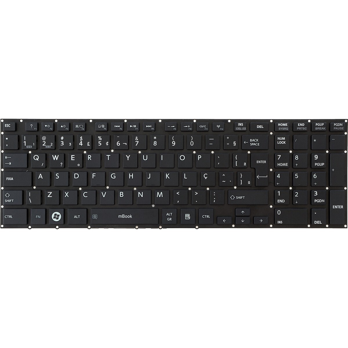 Teclado para Toshiba Satellite P50t-bst2gx3 P50t-bst2gx1 P55, 