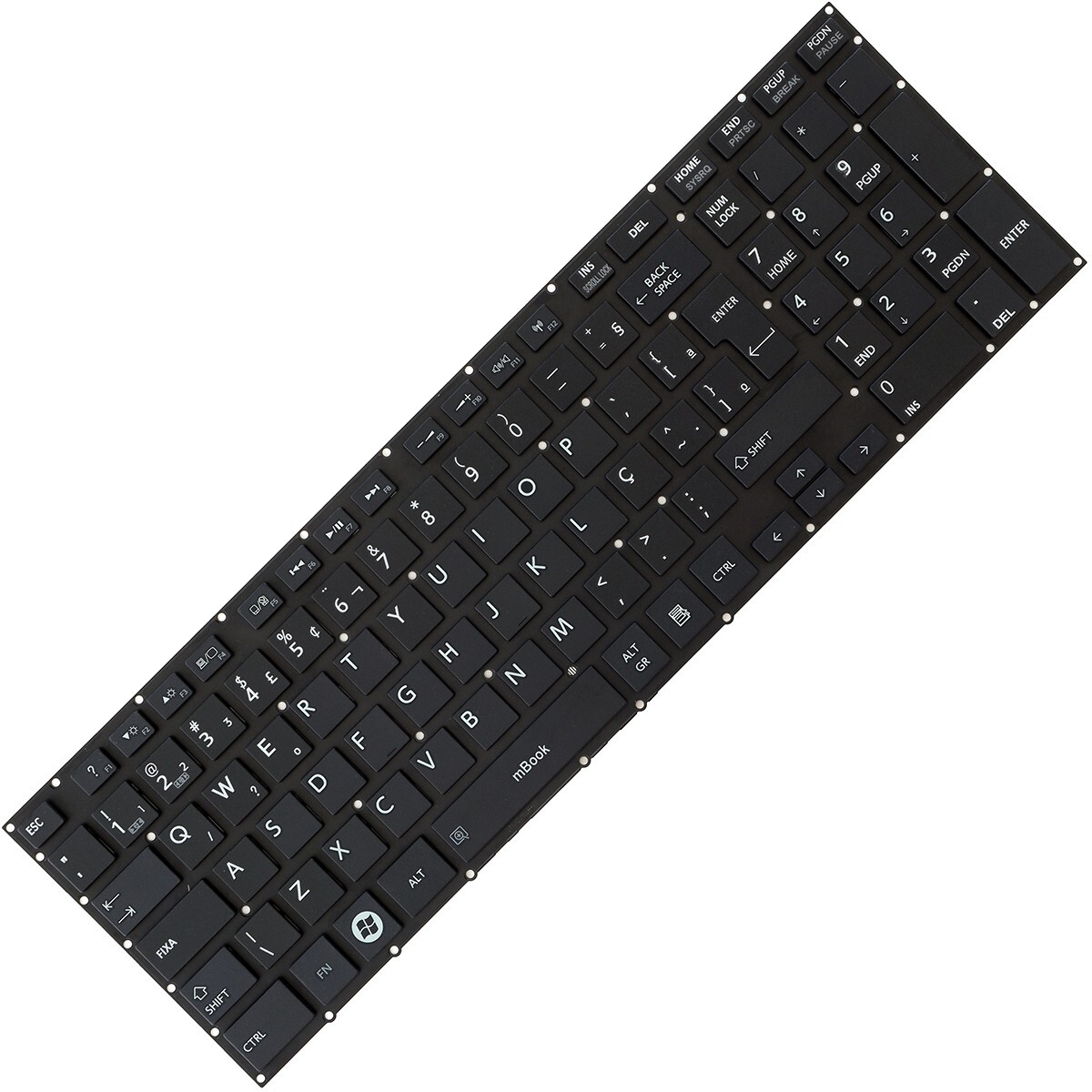 Teclado para Toshiba Satellite P70-a P55t-b5360 P70-abt2n22, 