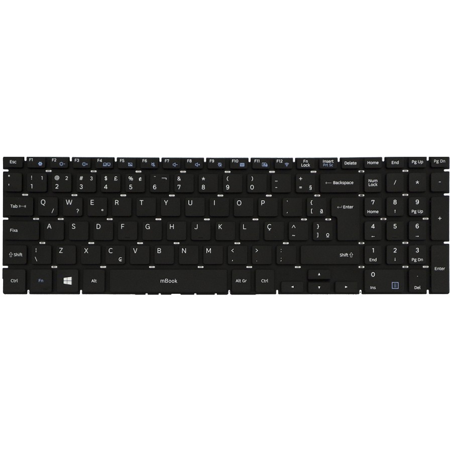 Teclado compatível com 9z.narsn.11b, 